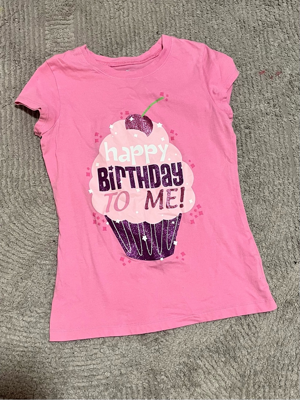 girls medium happy birthday shirt!